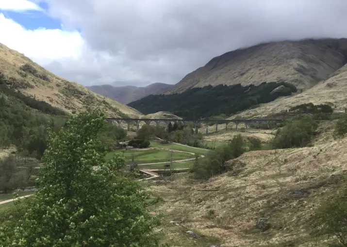 Glenfinnan Viaduct scenic view