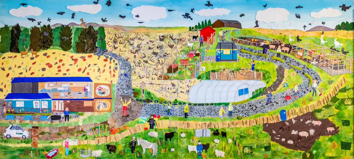 Mural Created By Macaulay College Students & Staff, Photograph By Rachel Bibby 58 ° North Photography
