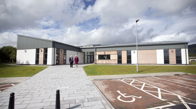 The outside of the Fairmile building in Argyll