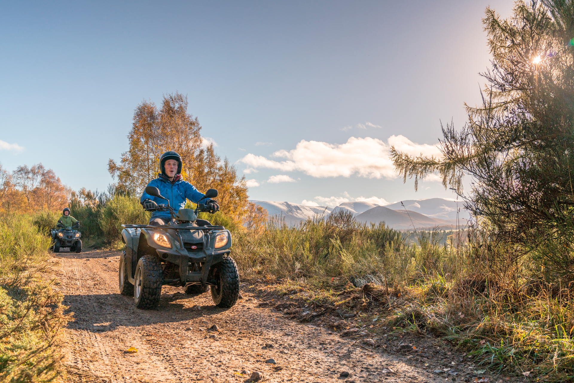 Quad biking in the Cairngorms National park