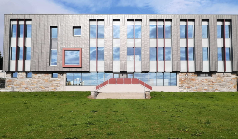 Exterior of Orkney Research and Innovation Campus building