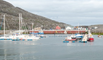 Cala Loch Alainn pontoons and moorings at Lochaline Harbour