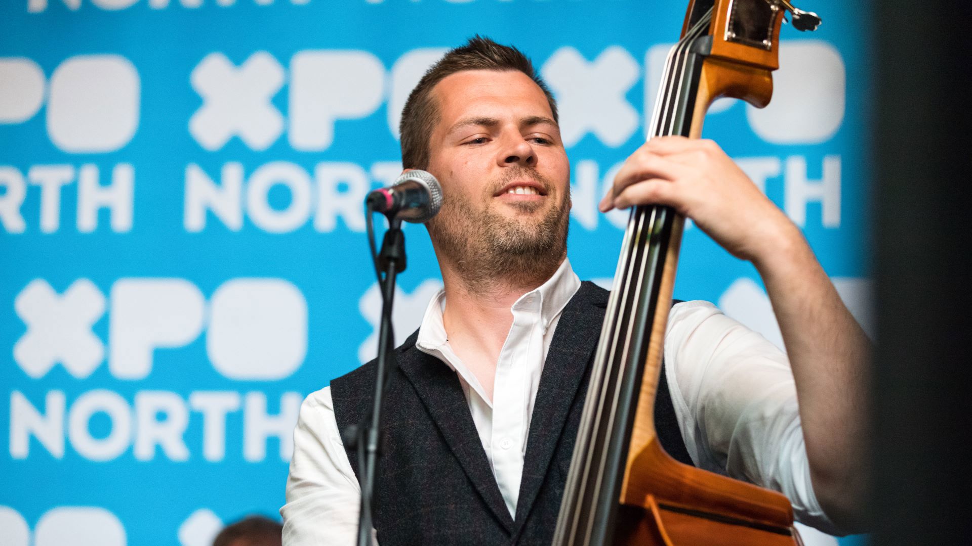Local Kiltarlity band Ernest Rambles performing at XpoNorth