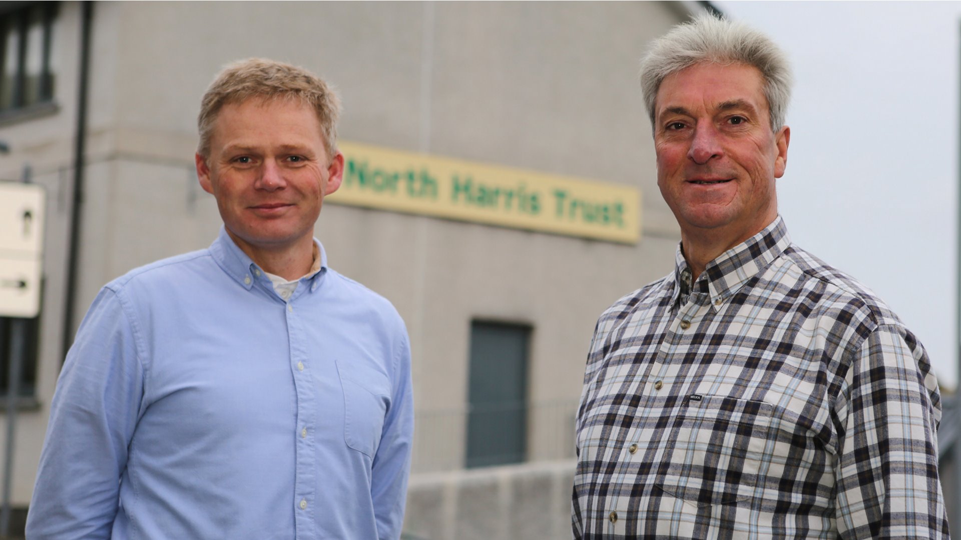 Calum Mackay and Gordon Cumming of North Harris Trust