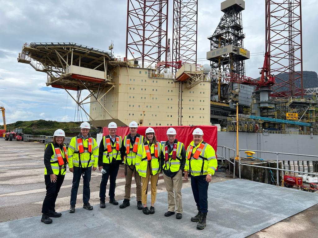 Kishorn HIE Delegation With KPL Colleagues During A Recent Visit To The Port Credit Kevin Ferguson KPL